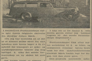 Bilde av Ny sykebil i gave